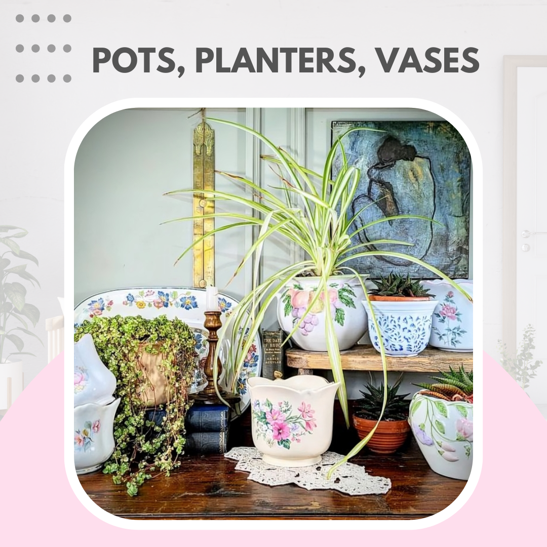 Vintage Pots, Planters & Vases