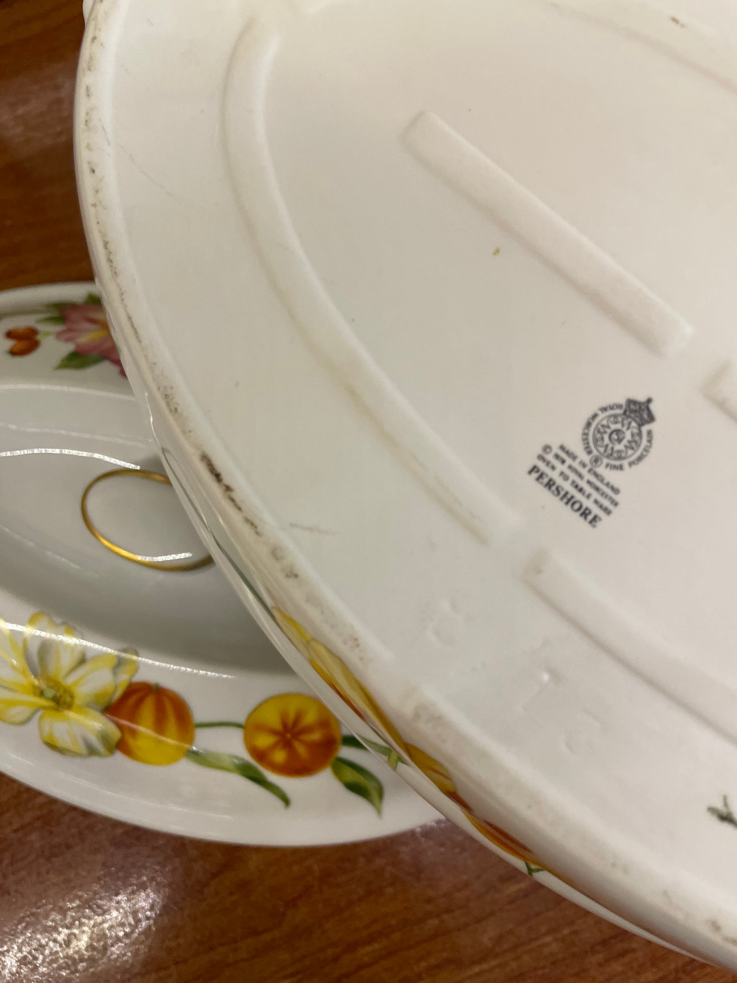 Royal Worcester oval casserole dish, oven safe, porcelain England