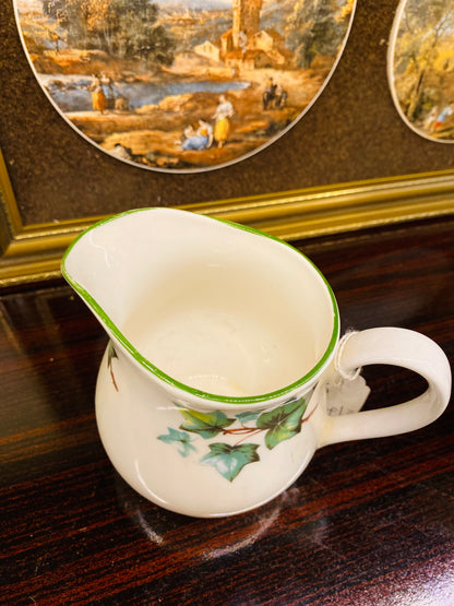 Ceramic milk & cream jug, England