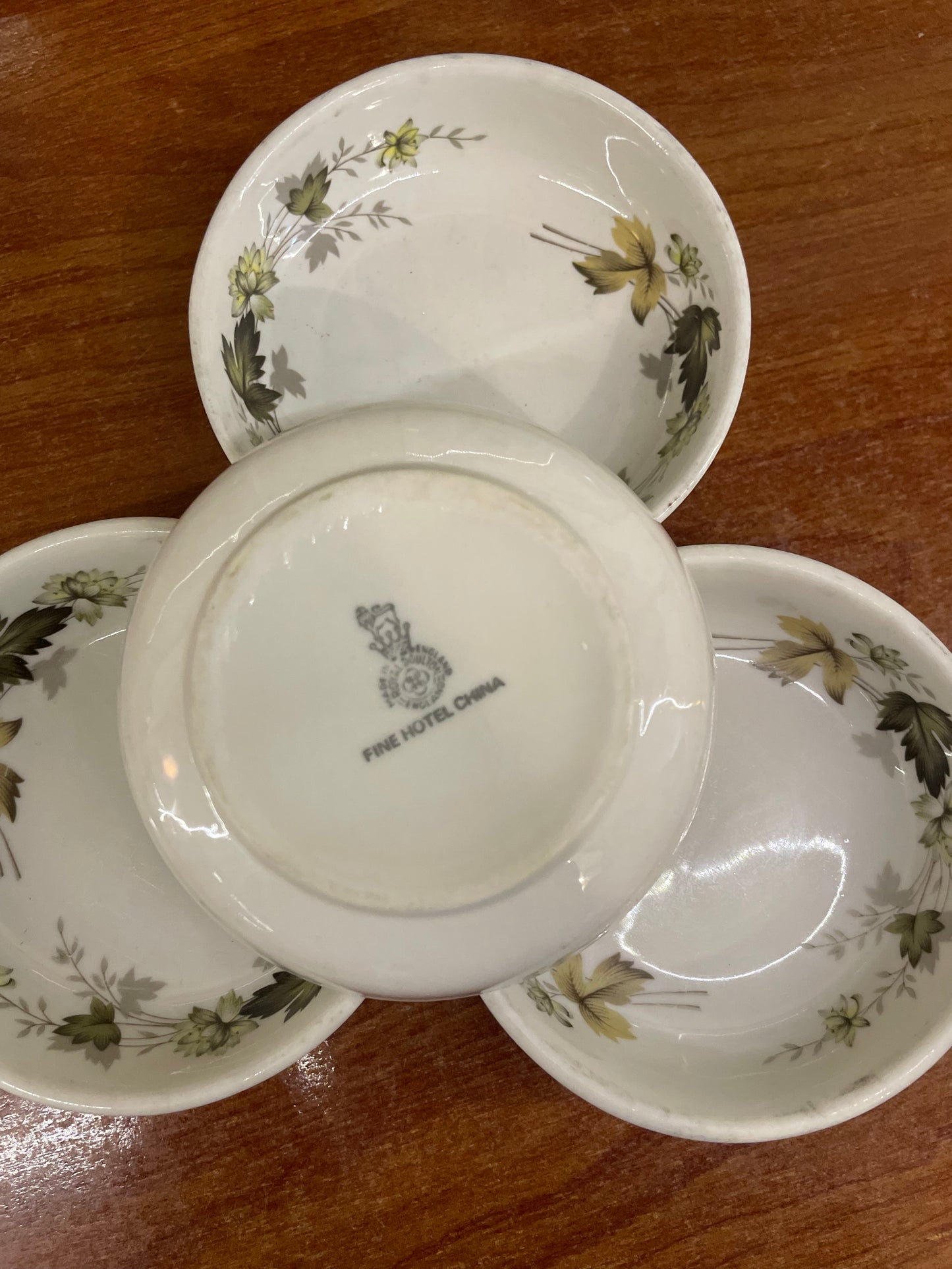 Set of 4 Royal Doultan “ larchmont” collections dips