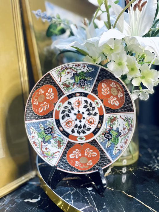 Vintage Imari Style Plate 6 1/2" Japan 1920's  - Decorative Wall Plates