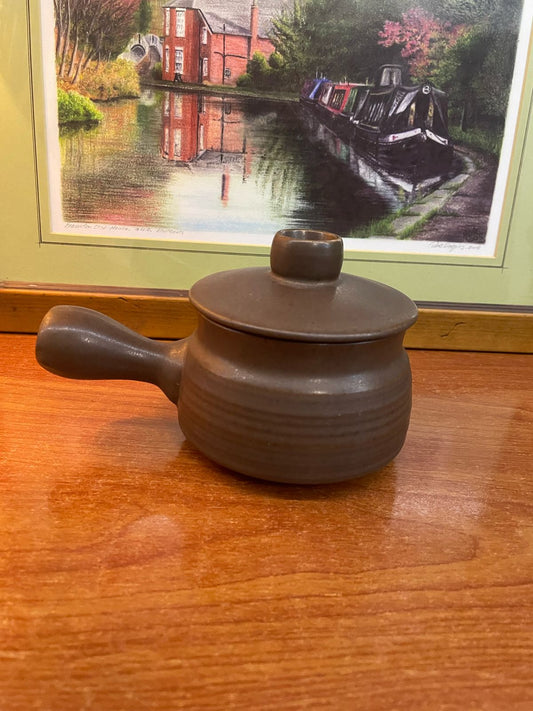 Japanese Tokoname ware teapot, also known as a kyusu.