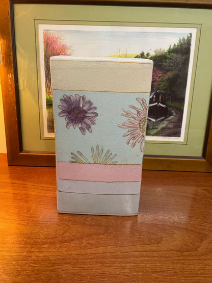 PARLANE Vintage Pastel Colours Vase ..9 “ Tall