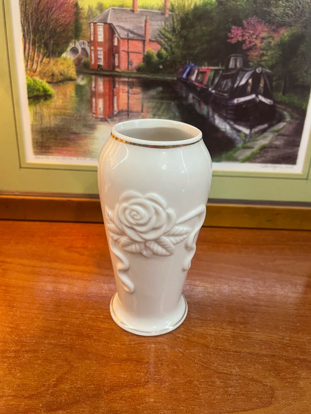 Lenox Vintage Rose Blossom Bud Vase Rosebud Collection.