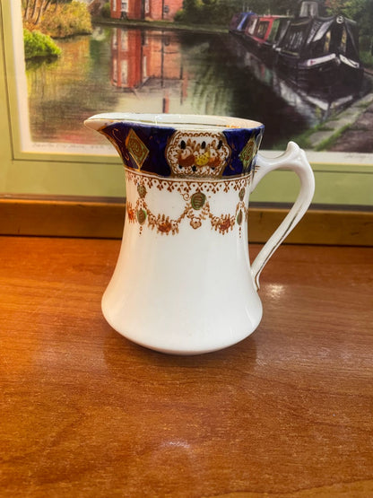 Ceramica De La Cal Pitcher Pottery Hand Painted in Puente Spain and Signed.